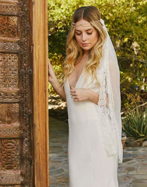 voile de mariage bohemien