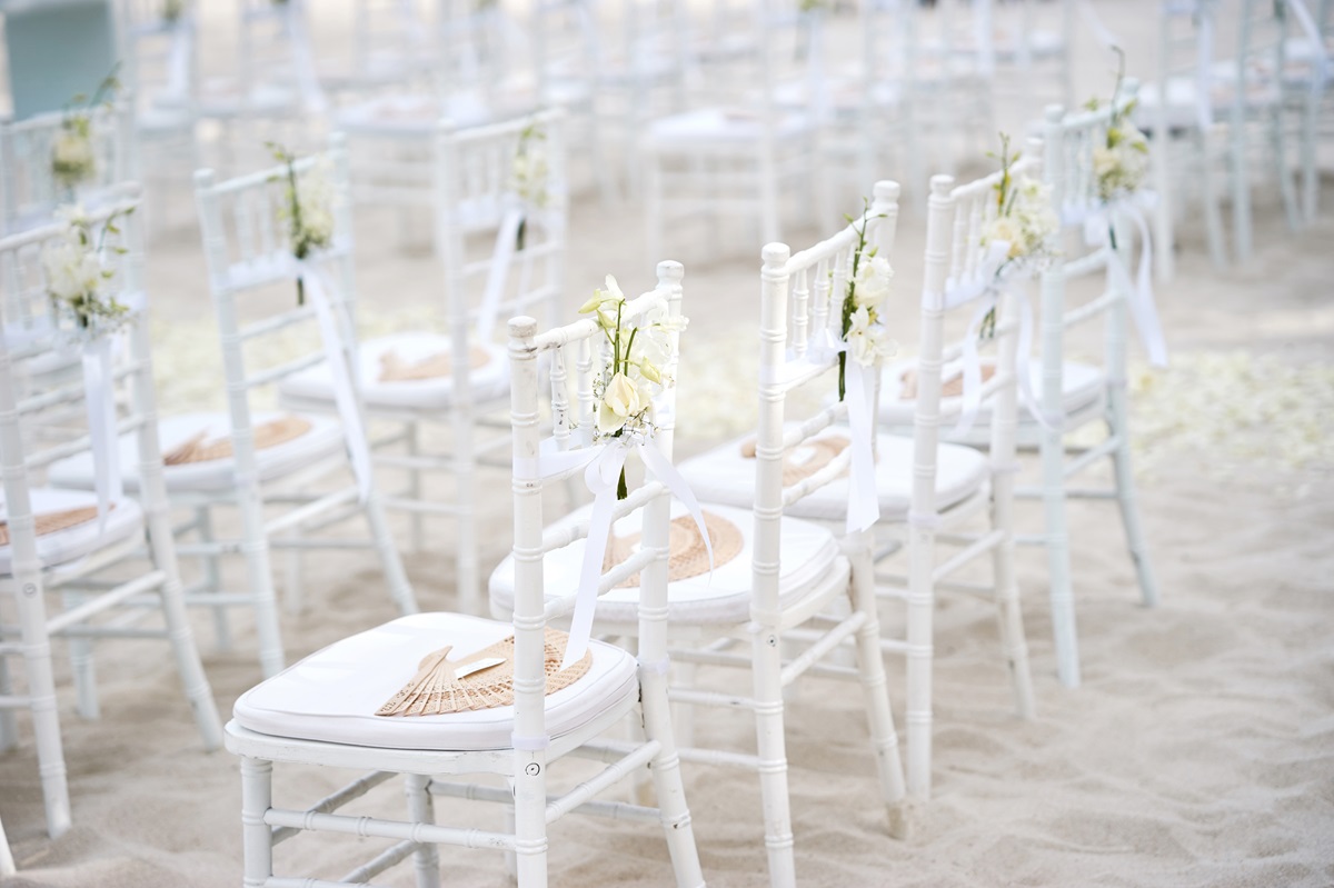 décorer chaises mariage