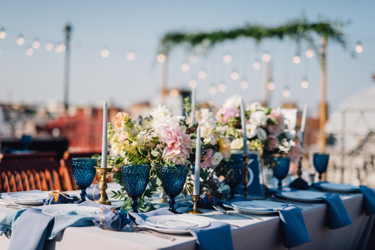 table de mariage champetre 